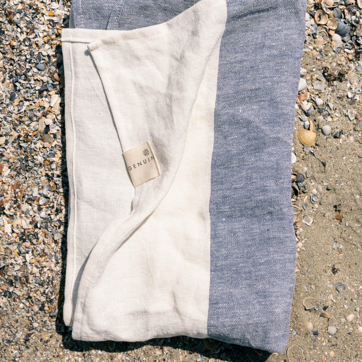 Strandhåndklæde ocean blue