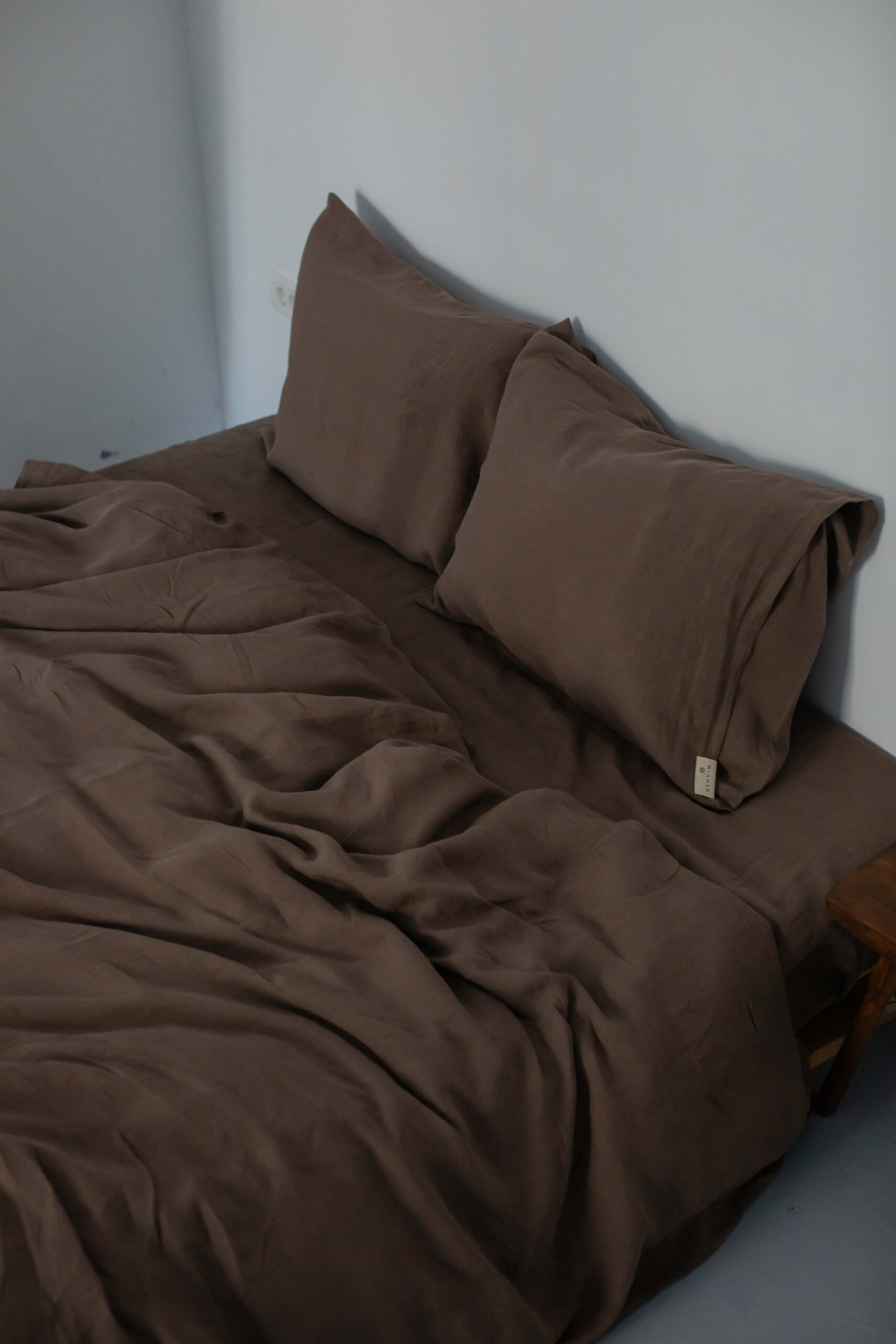 Sæt Chocolate Lust pudebetræk 50x70 og lagen 90x200