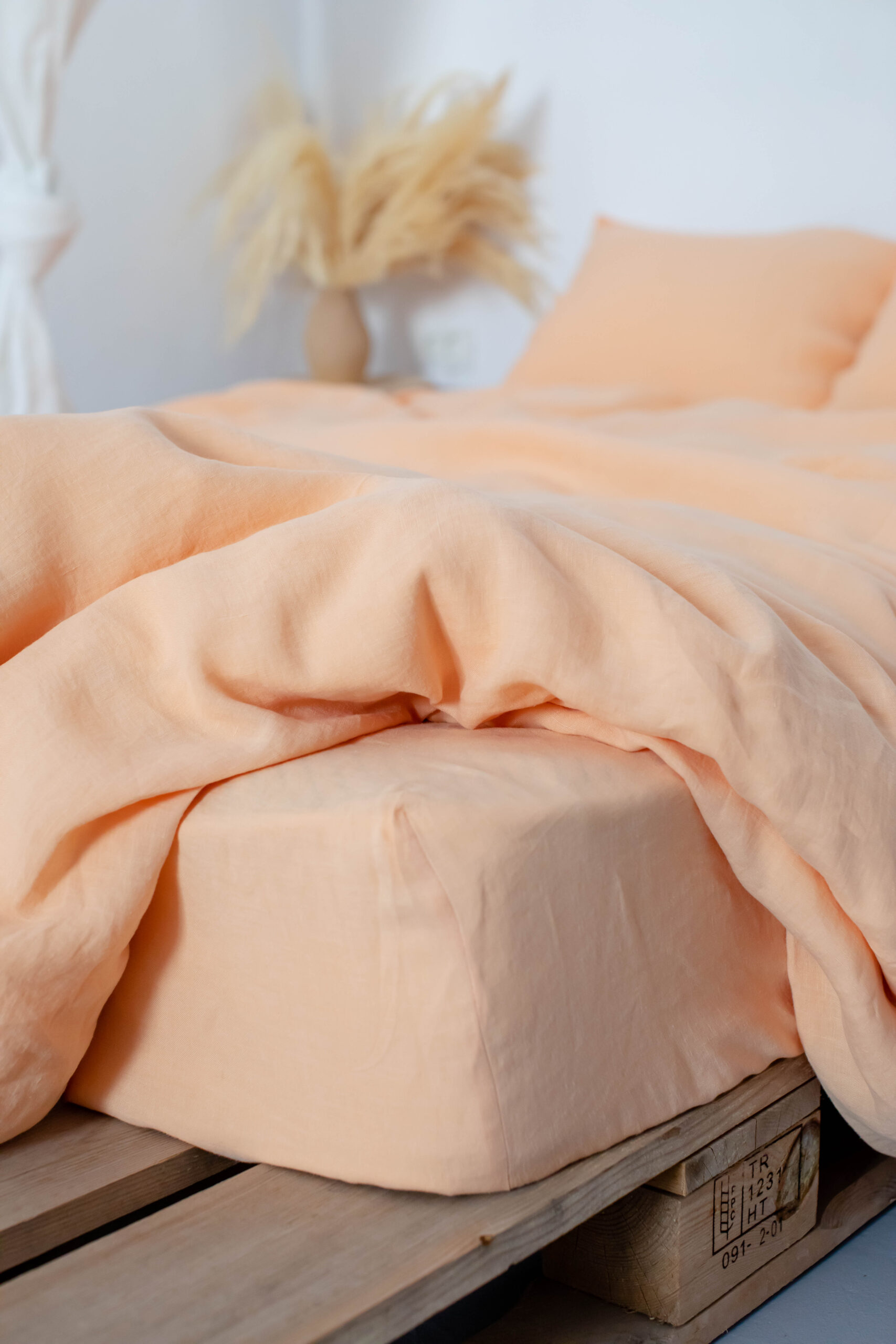 Sæt Peach Bite Sheet 90x200 og Pilot Cover 150x200