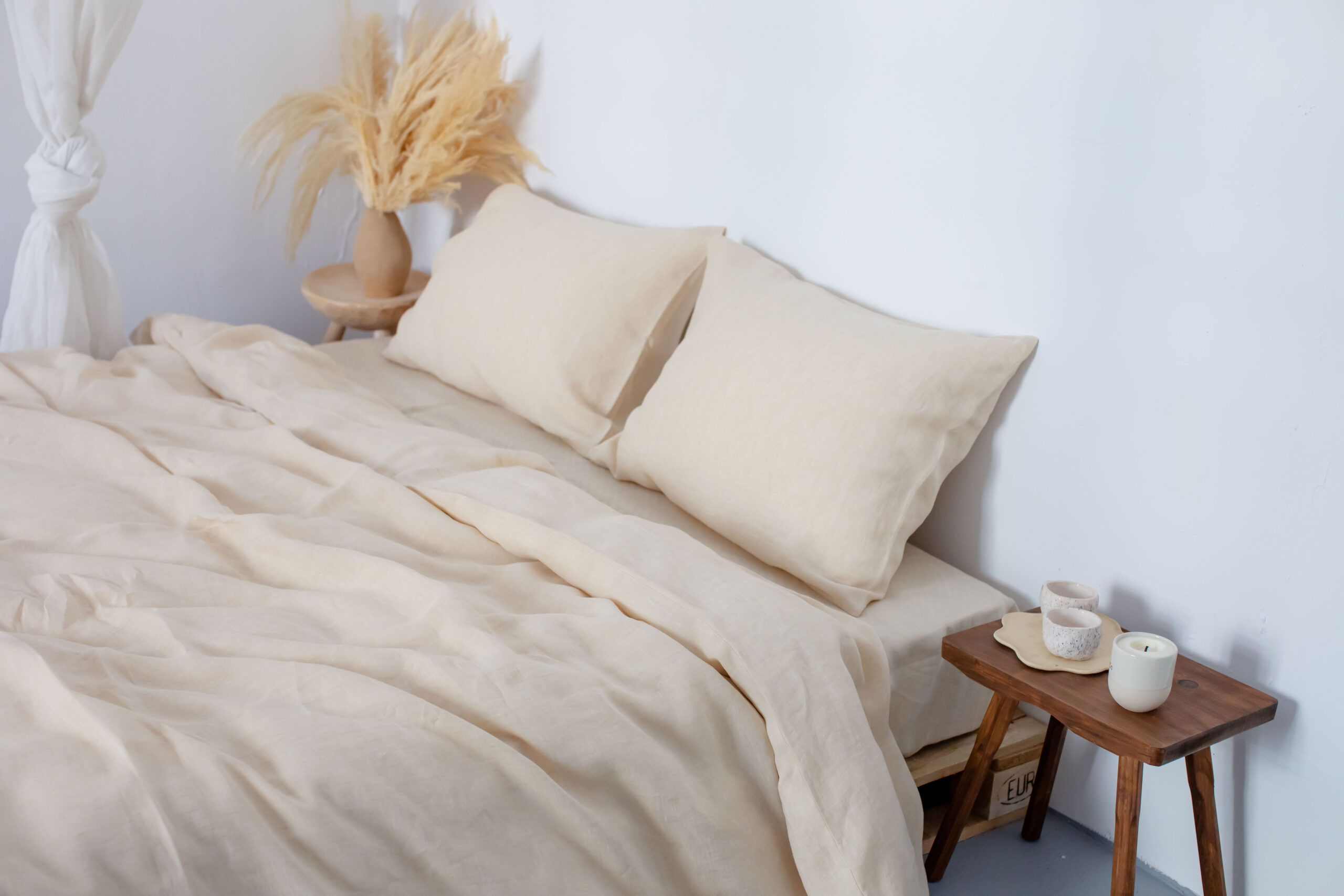 Sæt Vanilla Cream Sheet 80x200 og Pilot Cover 150x200