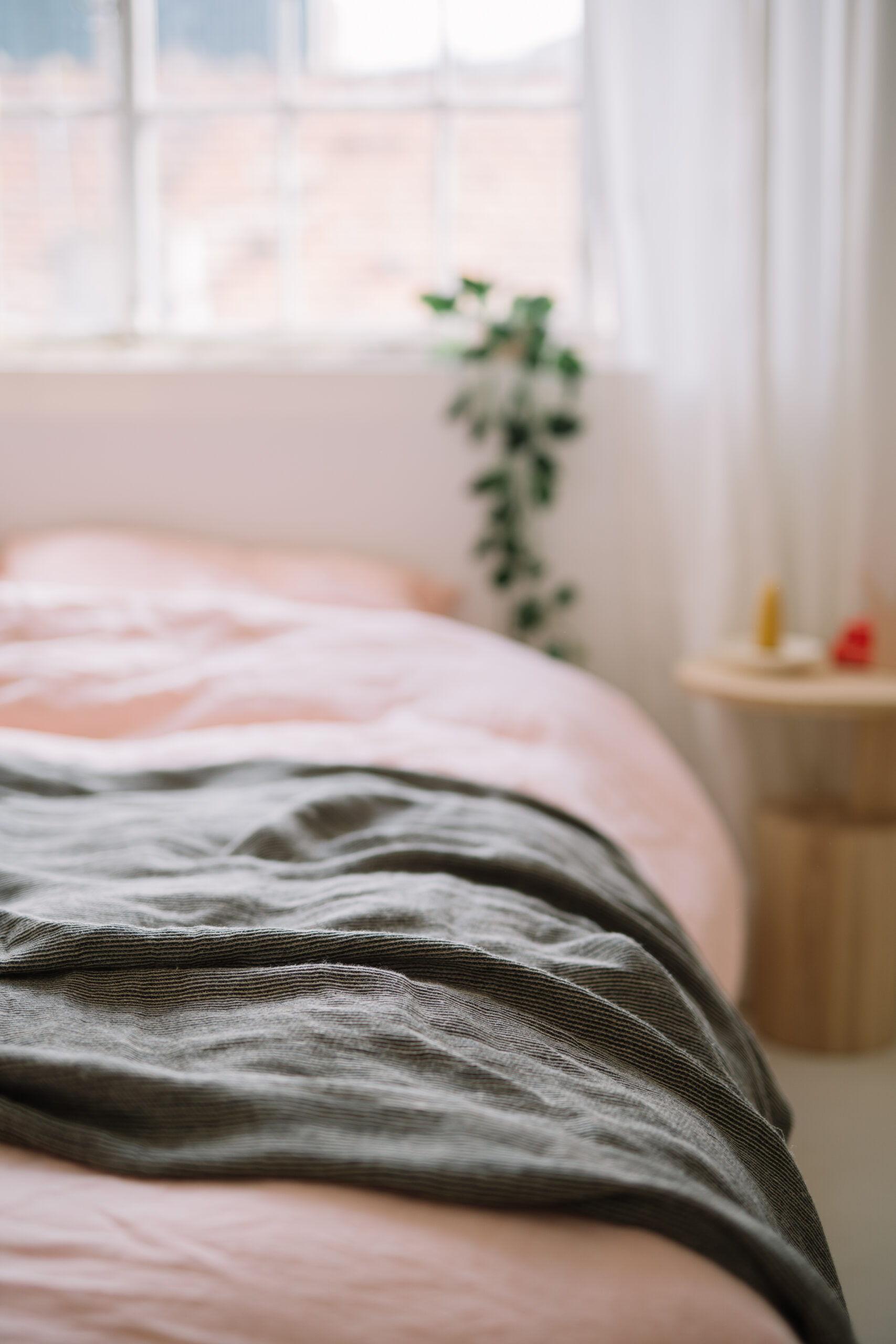 Sæt Dusty Pink Sheet 80x200 og Pilot Cover 150x200