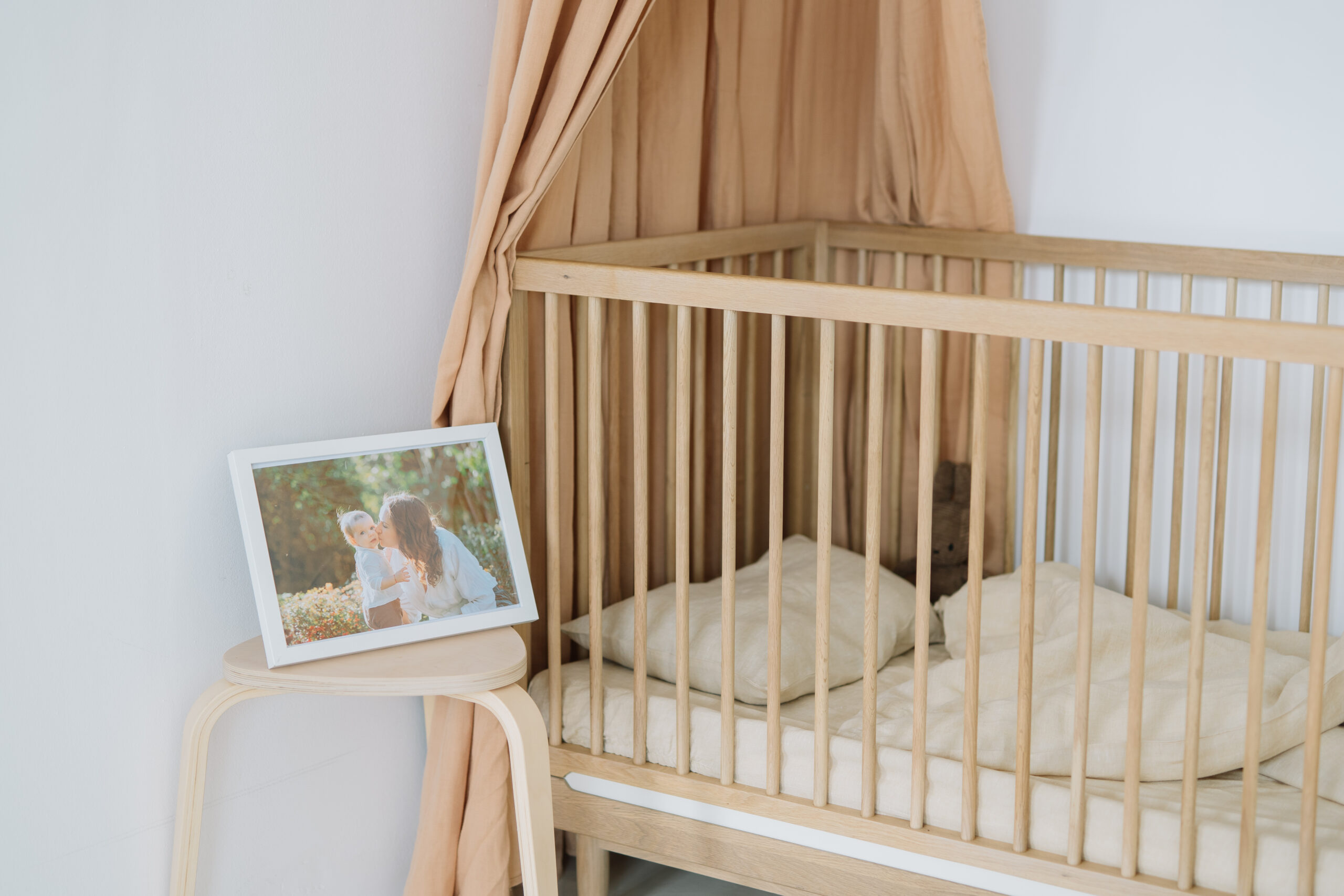 Sæt Vanilla Cream pudebetræk 35x55 og lagen 60x120