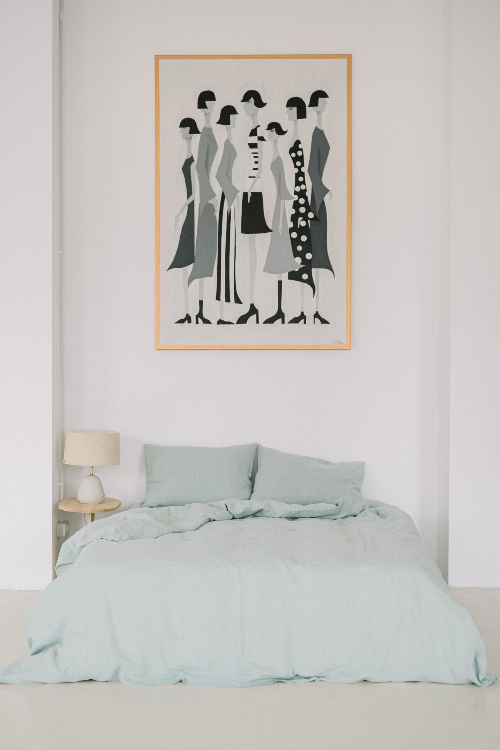 Dusty Green 50x60cm pudebetræk og 200x200cm pudebetræk sæt