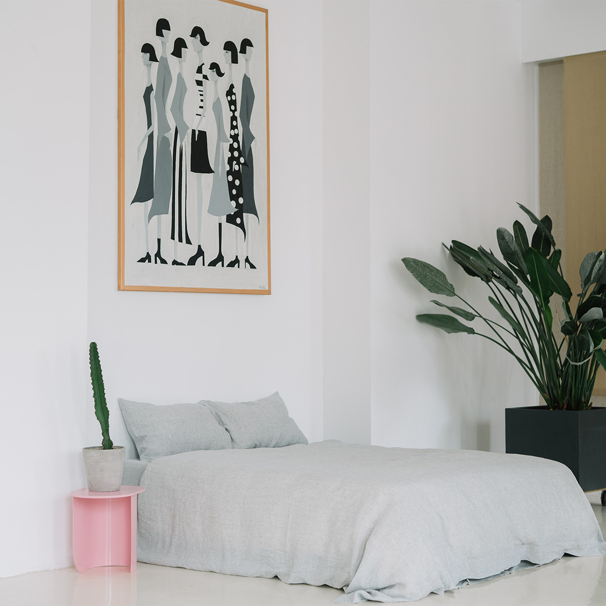 Dusty Grey 50x70 og 90x200 Dusty Grey pudebetrækssæt