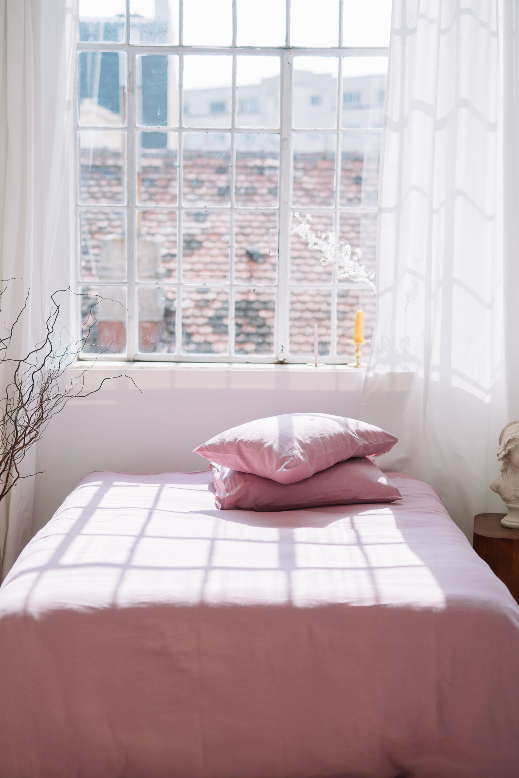 Sæt Purple Dream-pudebetræk 50x70 og pudebetræk 220x220