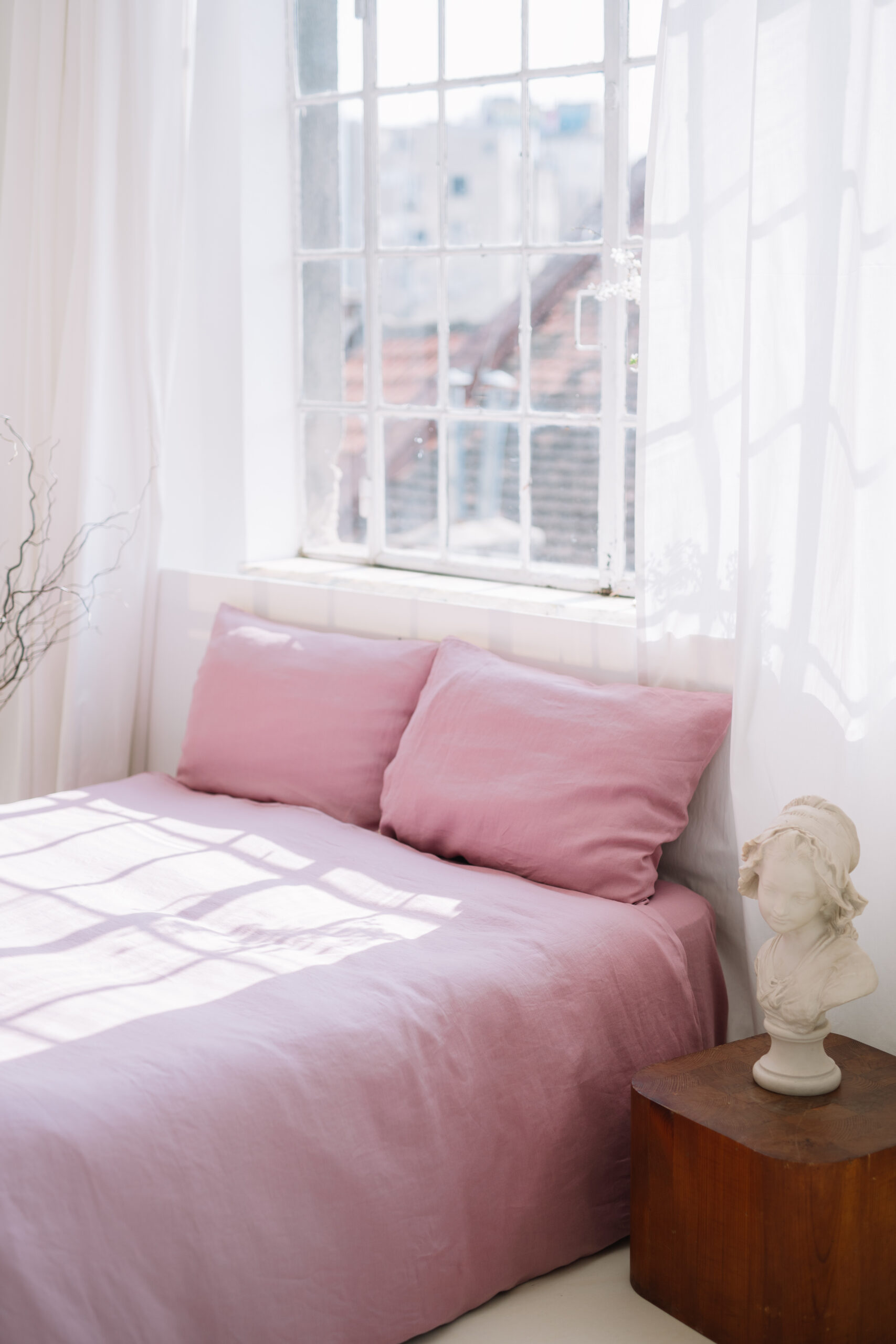 Sæt Purple Dream pudebetræk 50x60cm og lagen 90x200cm