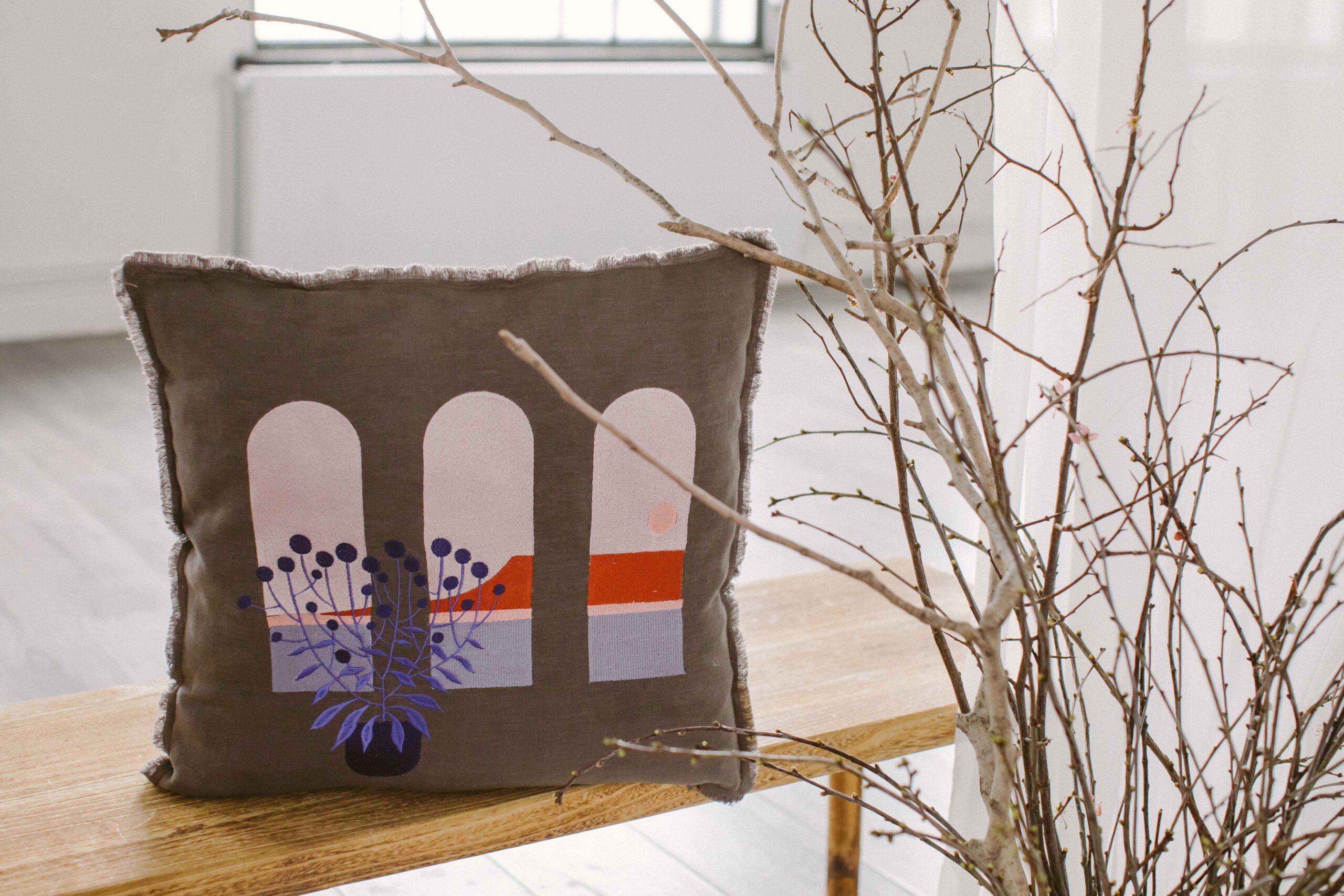 Dusk dekorativ pude 50x50x50