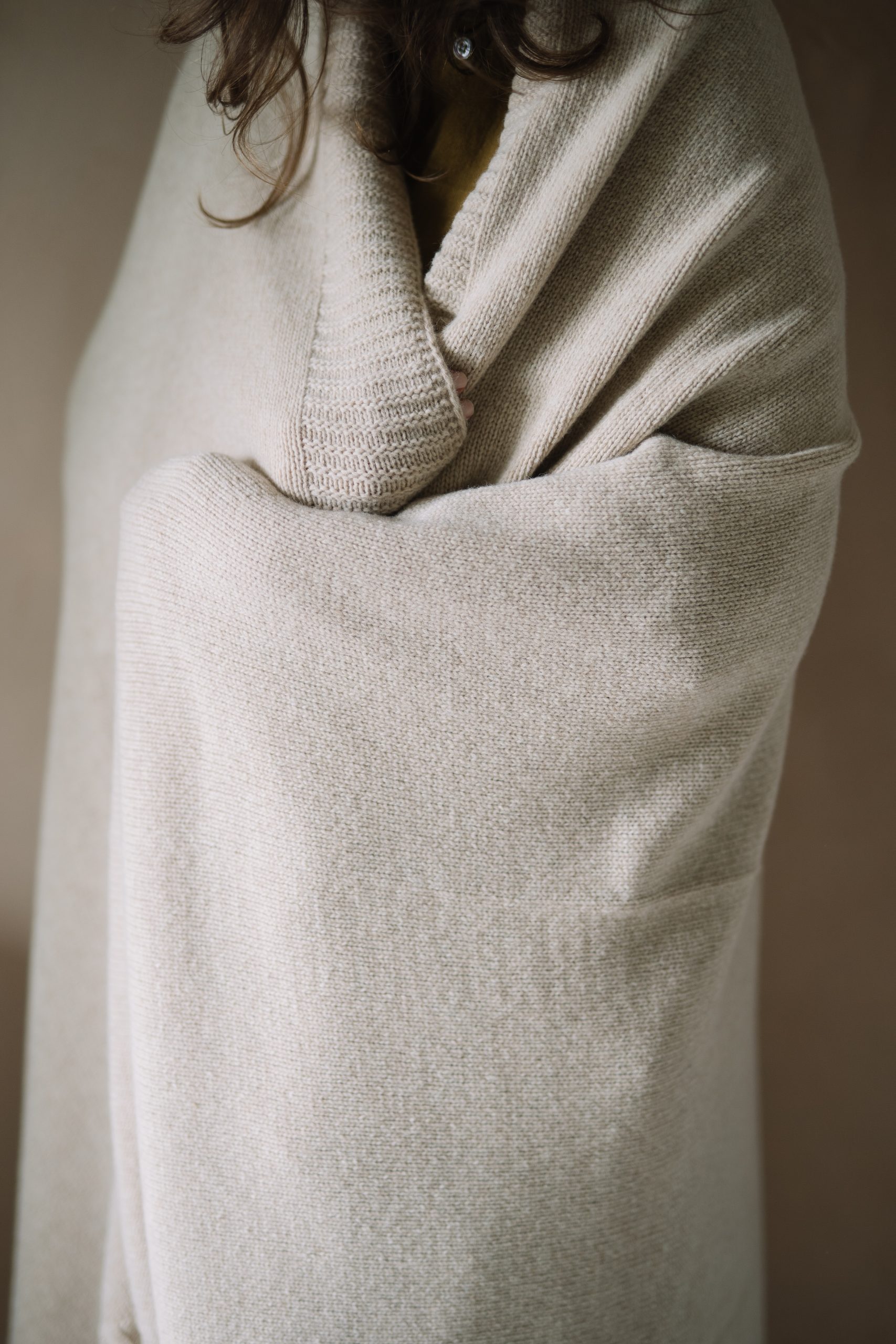 Tæppe Scandinavia Merino Merino Vanilla Cream 130x170cm