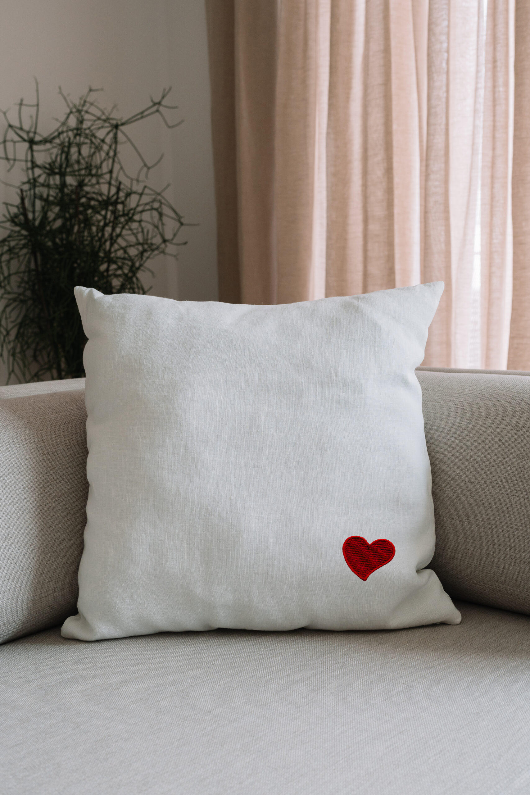 Pude i CLASIC simple 50x50 med broderi