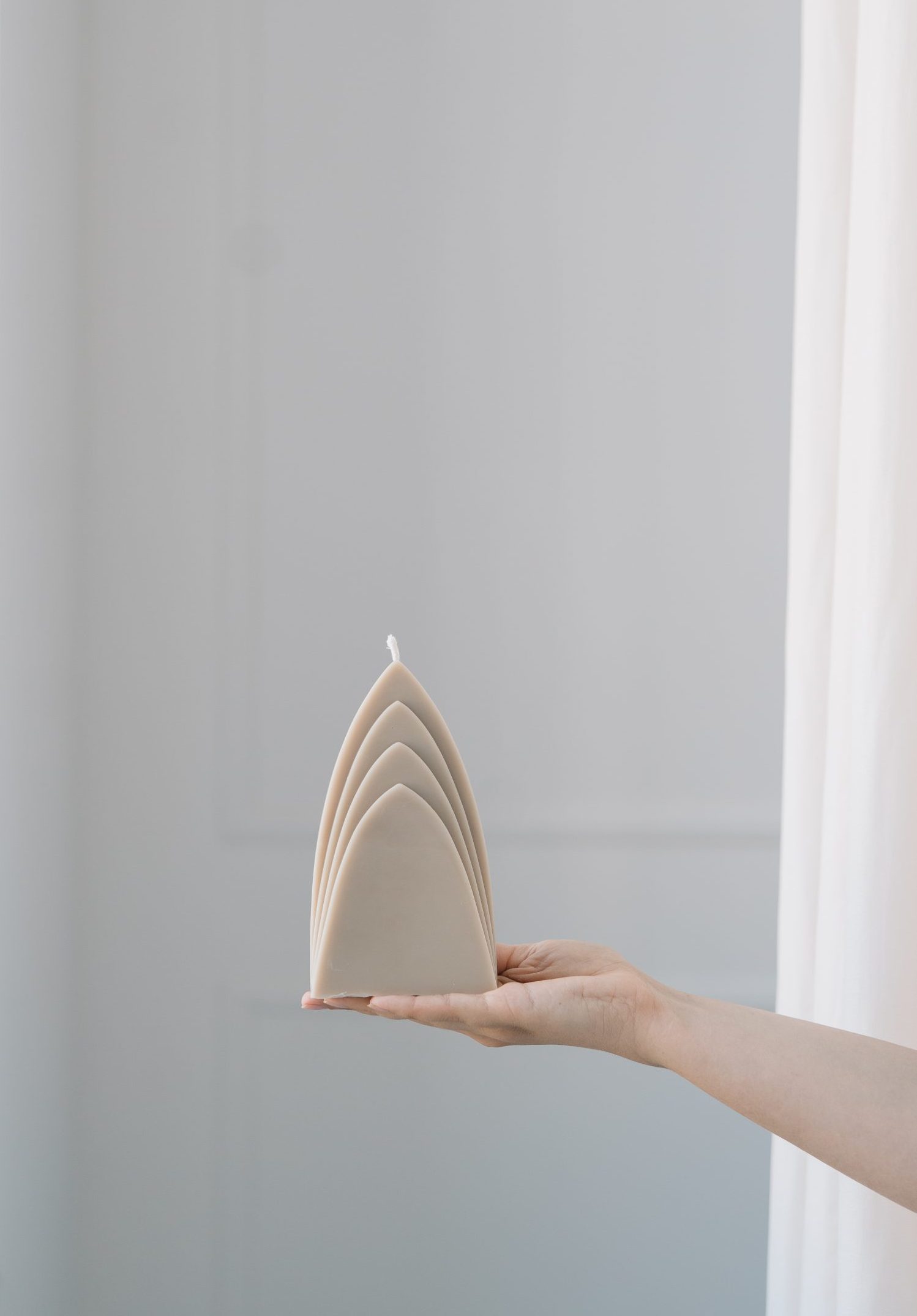 Håndlavet stearinlys af naturlig voks Earth Chapel