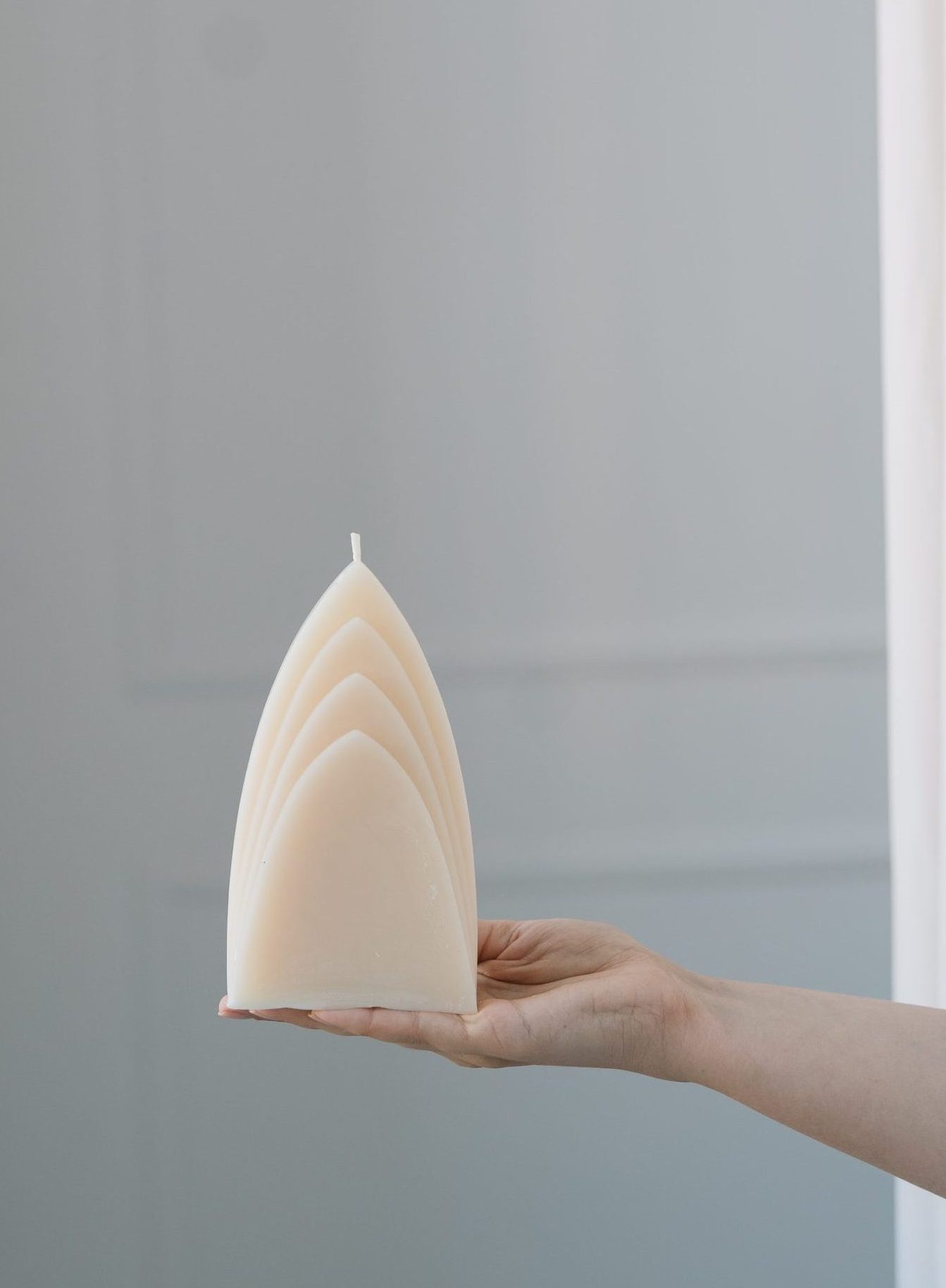 Håndlavet naturligt vokslys White Chapel